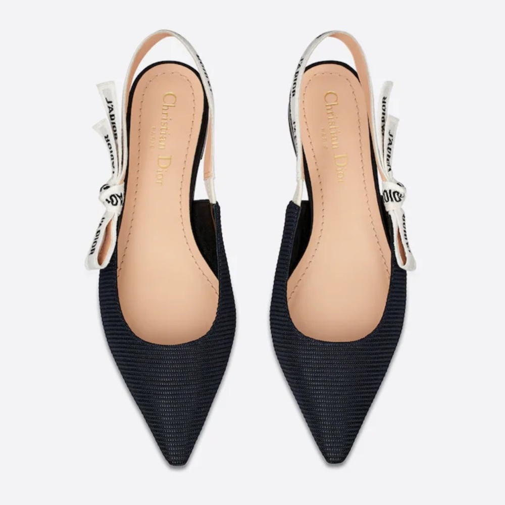 J'ADIOR SLINGBACK BALLERINA FLATS